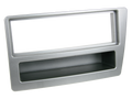ACV 1-DIN radiopanel med fack för Honda Civic 2004, silver 100631