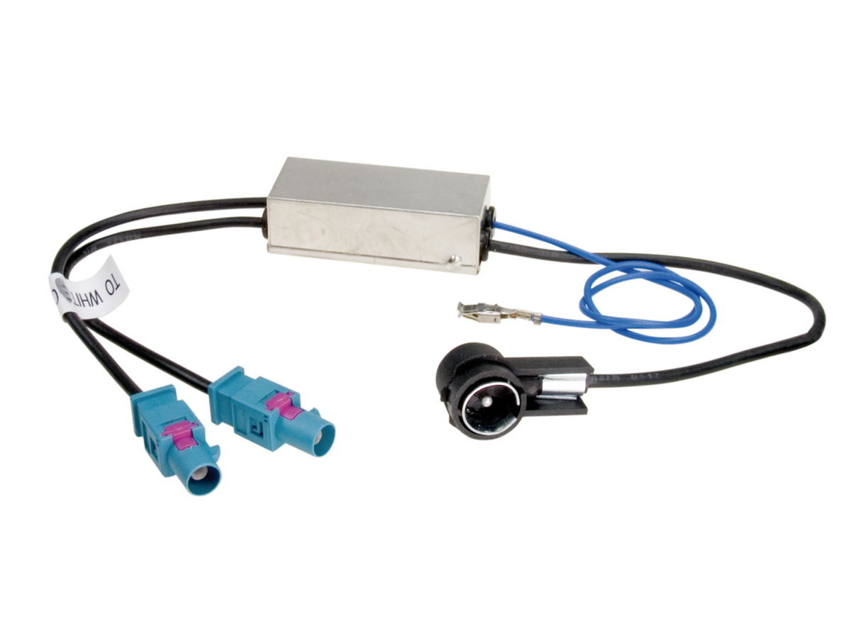 ACV ISO-antennadapter med diversity, 2 x FAKRA och fantommatning 140248