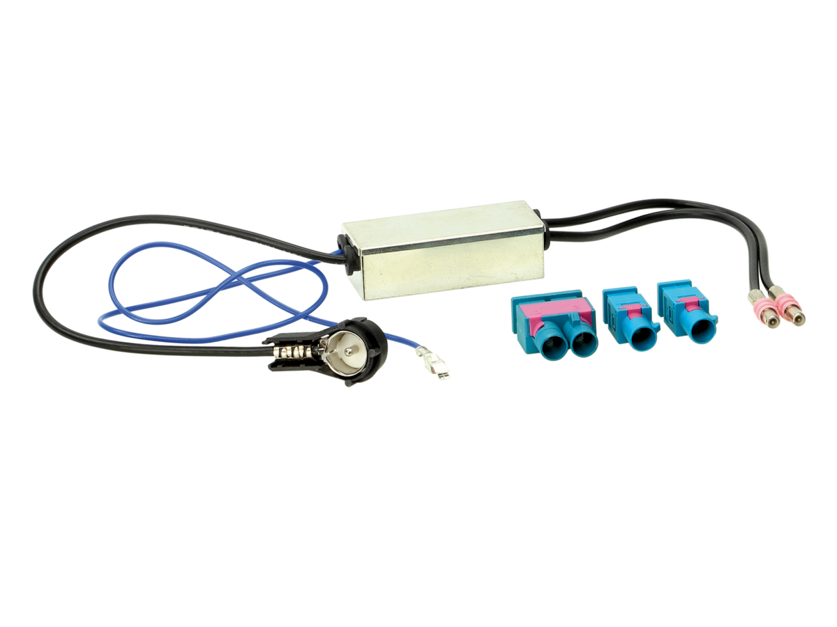 ACV antennadapter 2 x FAKRA till ISO och dubbel FAKRA 140306