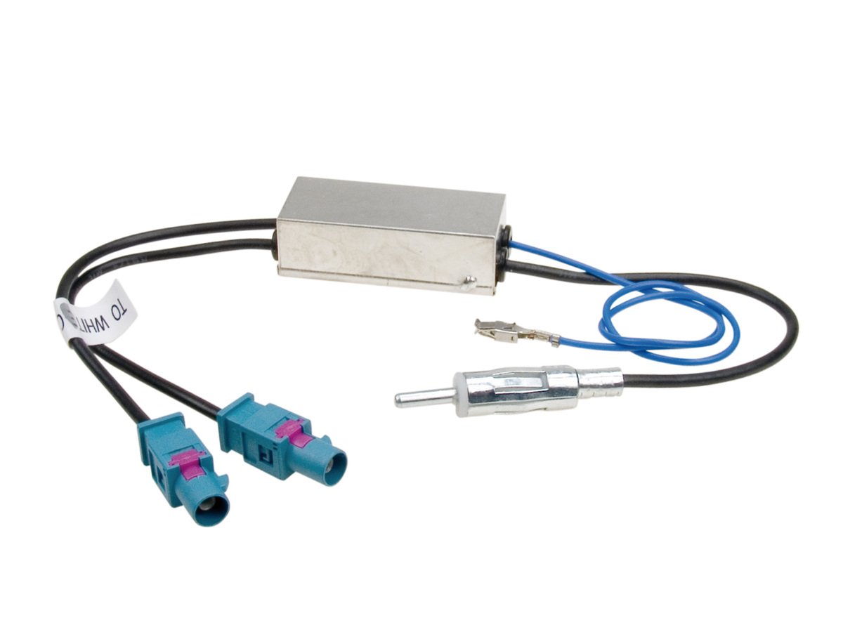 ACV DIN-antennadapter med 2 x FAKRA och fantommatning 140305
