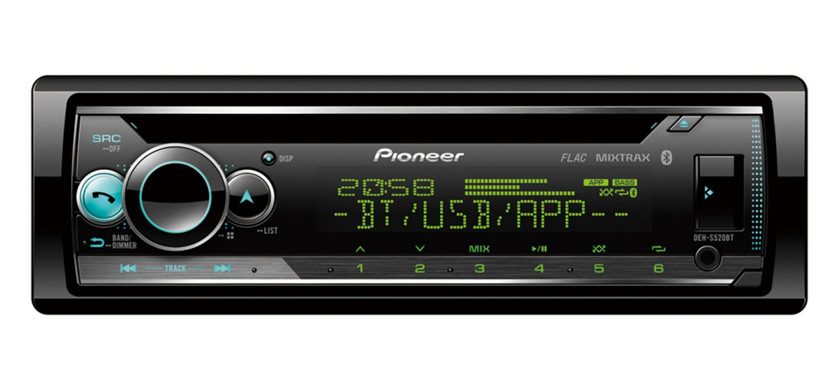 Pioneer DEH-S520BT, Bilstereo