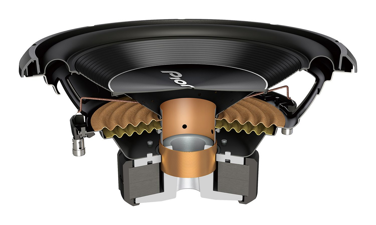 Pioneer TS-A300D4, 30 cm bas, dubbla talspolar, 4 ohm, 500 W RMS