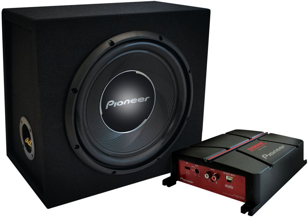 Pioneer GXT-3730B-SET, komplett paket med baslåda och slutsteg