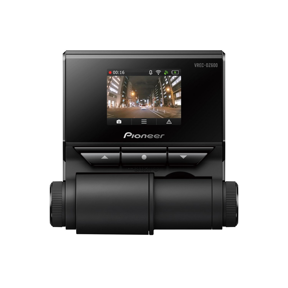 Pioneer VREC-DZ600, 1-kanals (fram) bilkamera, Full HD, 27,5 fps, 160° vidvinkel