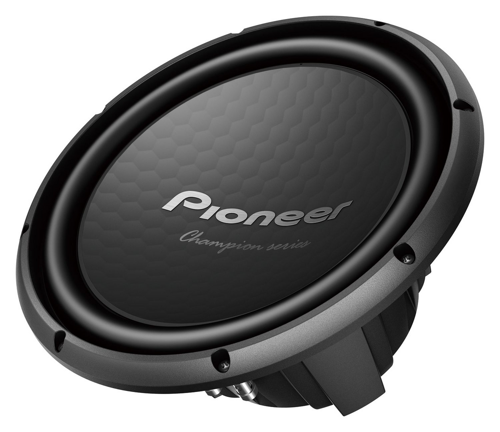 Pioneer TS-W32D4, 12-tums / 300 mm subwoofer, 2 × 4 ohm