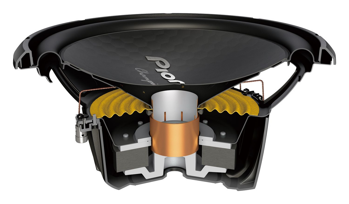 Pioneer TS-W32D4, 12-tums / 300 mm subwoofer, 2 × 4 ohm