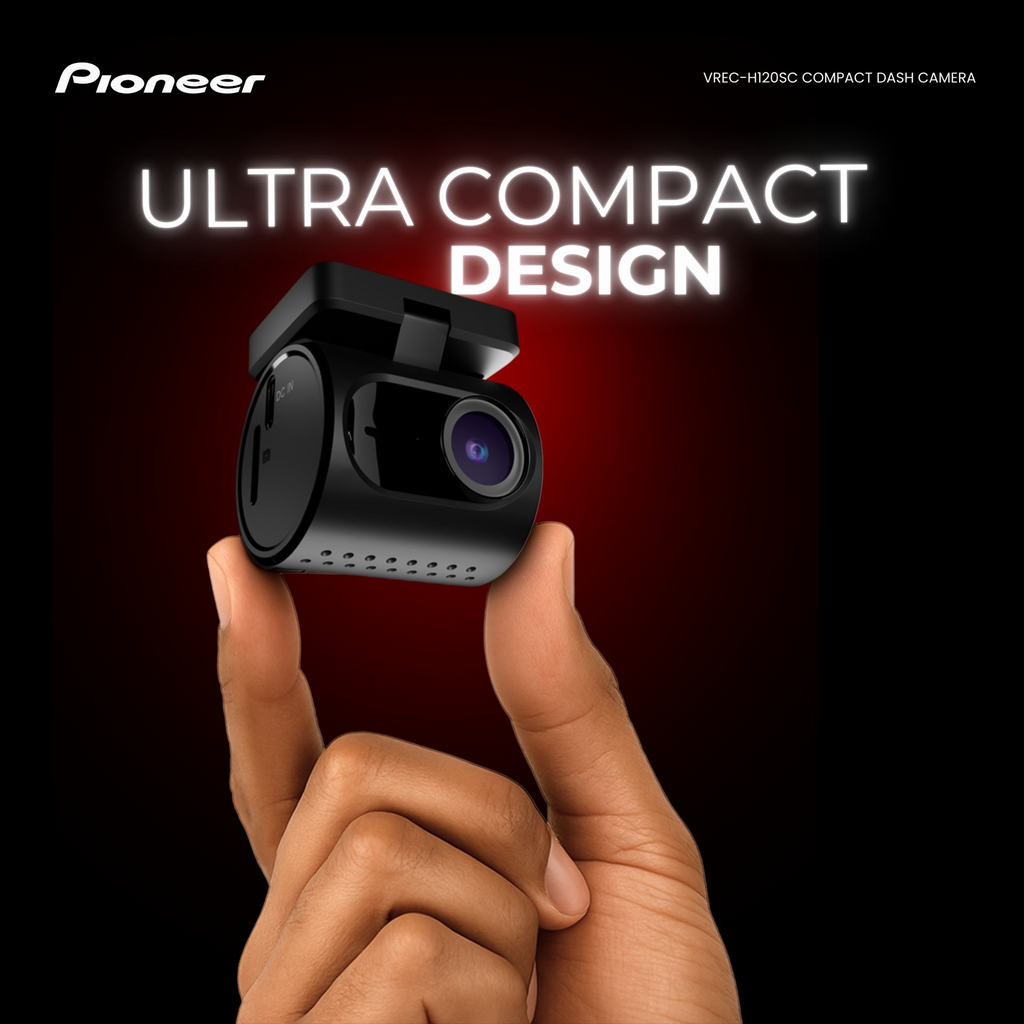 Pioneer VREC-H120SC, 1-kanals frontkamera, 1,5K, 120° betraktningsvinkel