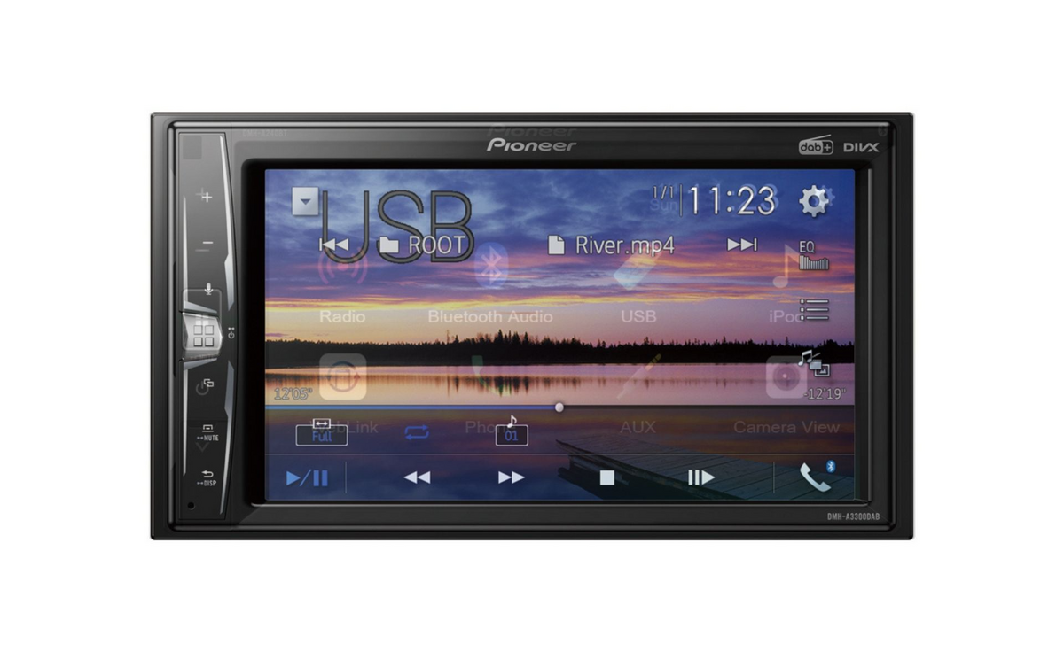 Pioneer DMH-A3300DAB, Bilstereo med 6,2-tums skärm och DAB
