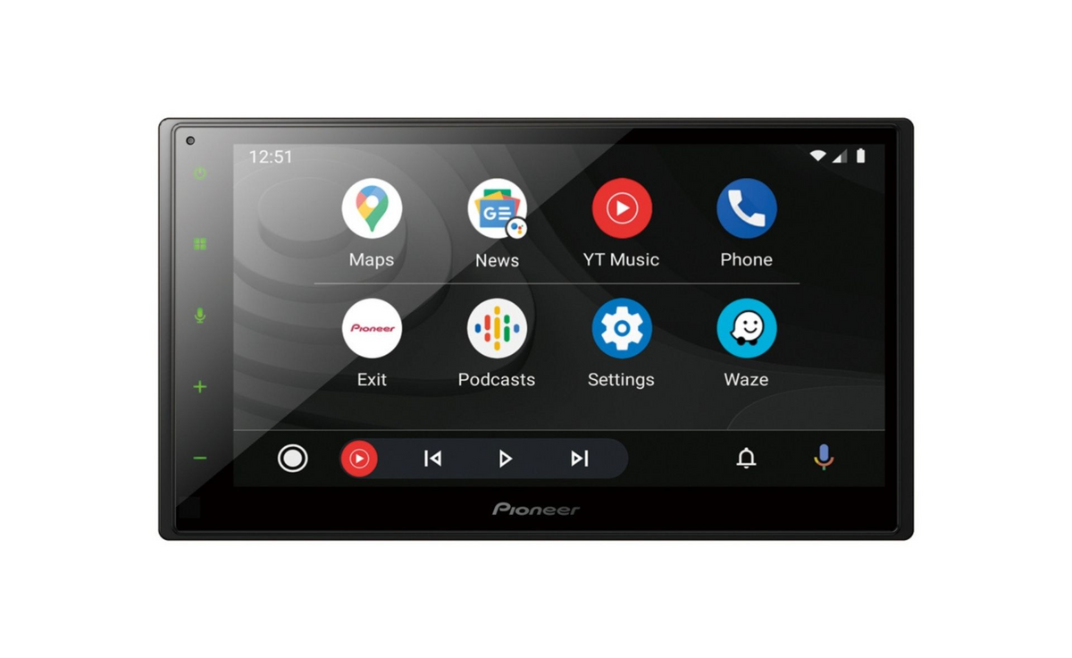 Pioneer SPH-DA160DAB, Bilstereo med Bluetooth, DAB, CarPlay och Android Auto