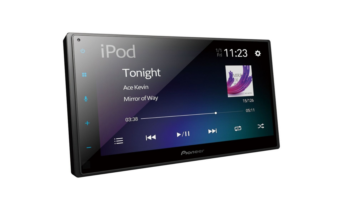 Pioneer SPH-DA160DAB, Bilstereo med Bluetooth, DAB, CarPlay och Android Auto