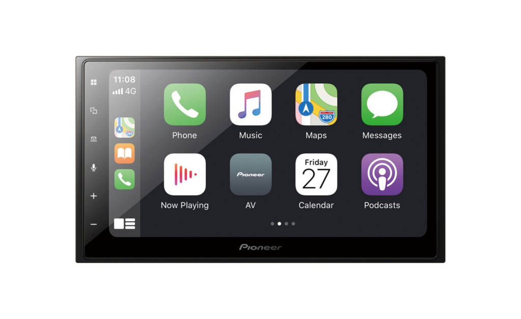 Pioneer SPH-DA250DAB, Bilstereo med Bluetooth, DAB, CarPlay och Android Auto
