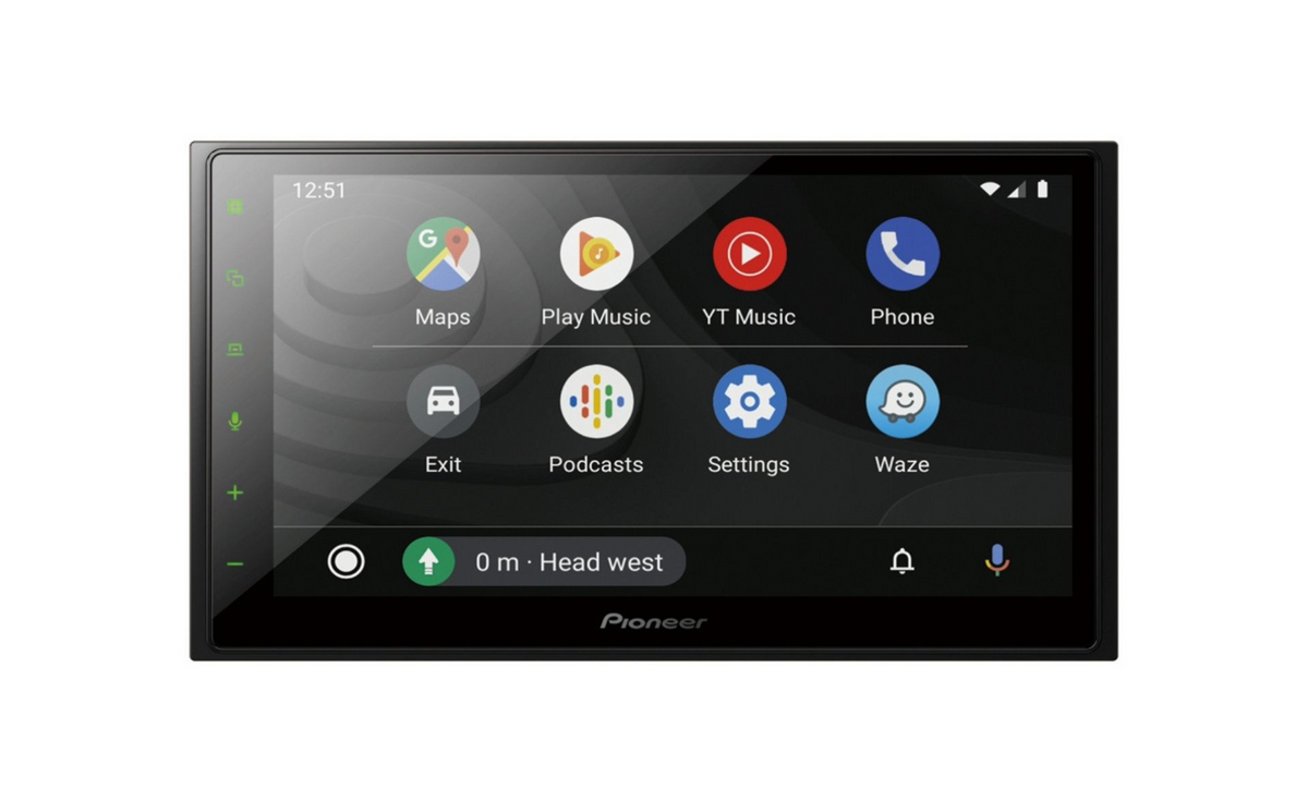 Pioneer SPH-DA250DAB, Bilstereo med Bluetooth, DAB, CarPlay och Android Auto