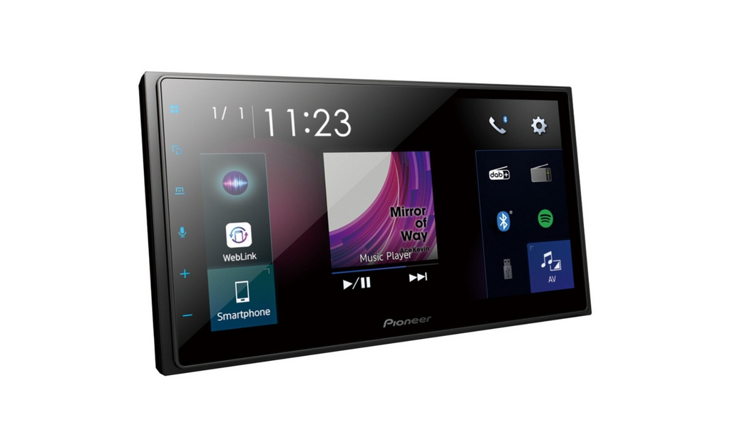 Pioneer SPH-DA250DAB, Bilstereo med Bluetooth, DAB, CarPlay och Android Auto