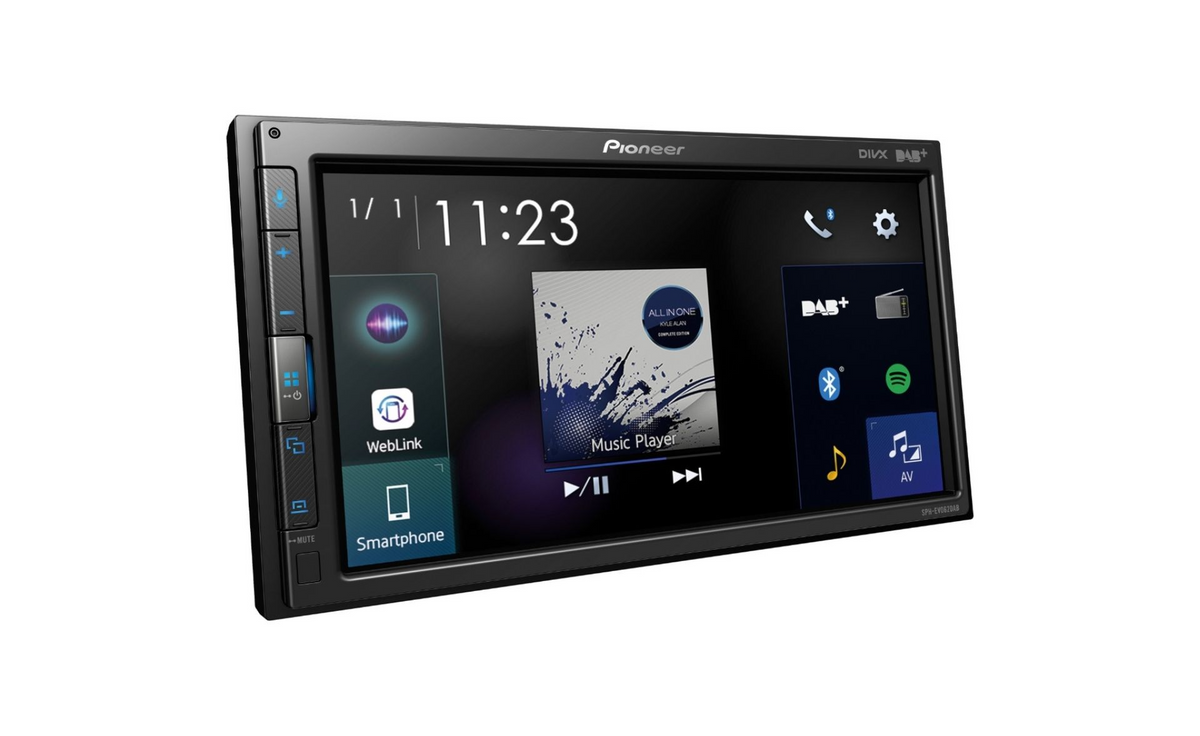 Pioneer SPH-EVO62DAB-CLIO, CarPlay, DAB-radio och Bluetooth