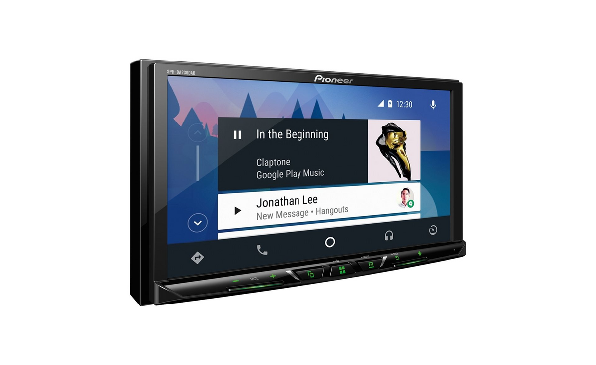 Pioneer SPH-DA230DAB, Bilstereo med Bluetooth, DAB, CarPlay och Android Auto