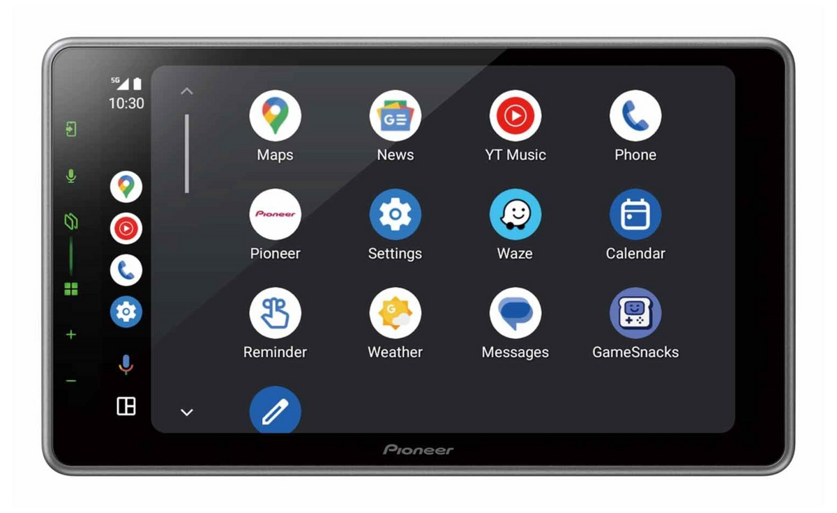 Pioneer SPH-DA97DABUNI, Bilstereo med 9-tums pekskärm, 1-DIN