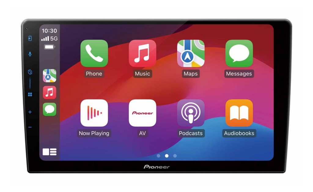 Pioneer SPH-PF97BT, Perfect Fit-bilstereo med Bluetooth, CarPlay, Android Auto, 4 V RCA och DSP