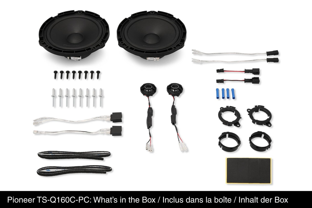 Pioneer TS-Q160C-PC, Fordonsanpassat komponentkit för Peugeot-Citroën