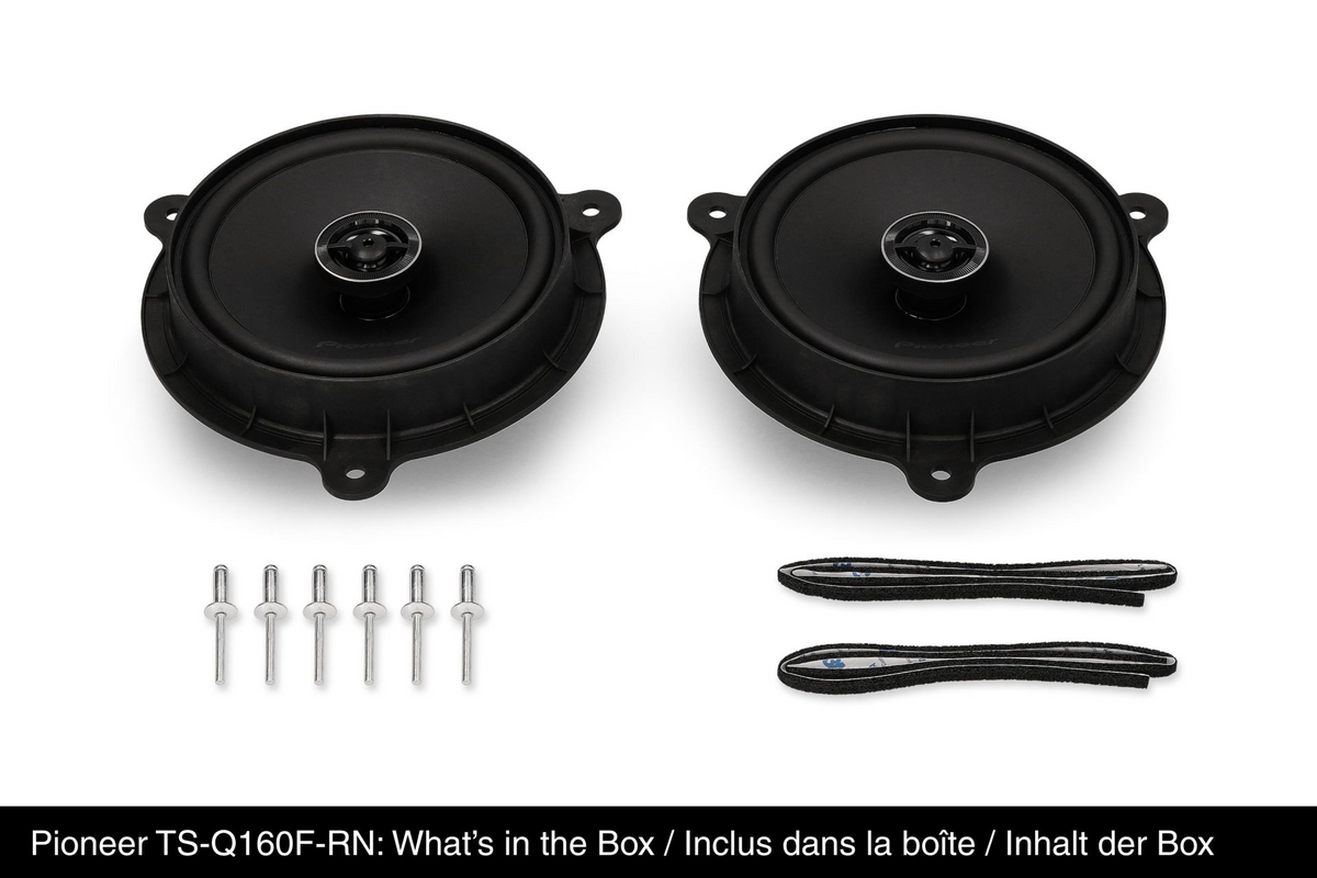 Pioneer TS-Q160F-RN, Fordonsanpassade högtalare för Renault