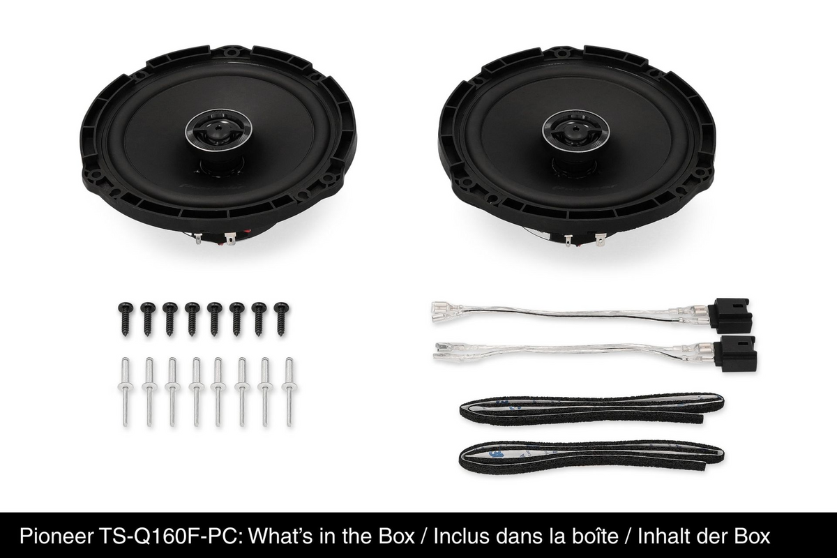 Pioneer TS-Q160F-PC, Fordonsanpassade högtalare för Peugeot-Citroën
