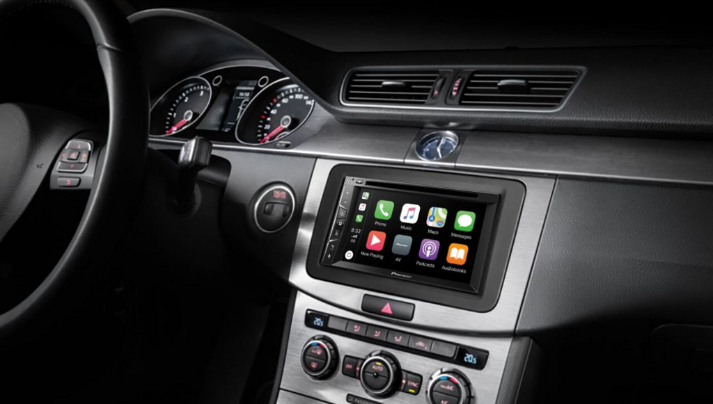 Pioneer AVH-Z2200BT, Bilstereo med CD/DVD, USB, Bluetooth, 6,2-tums skärm och CarPlay