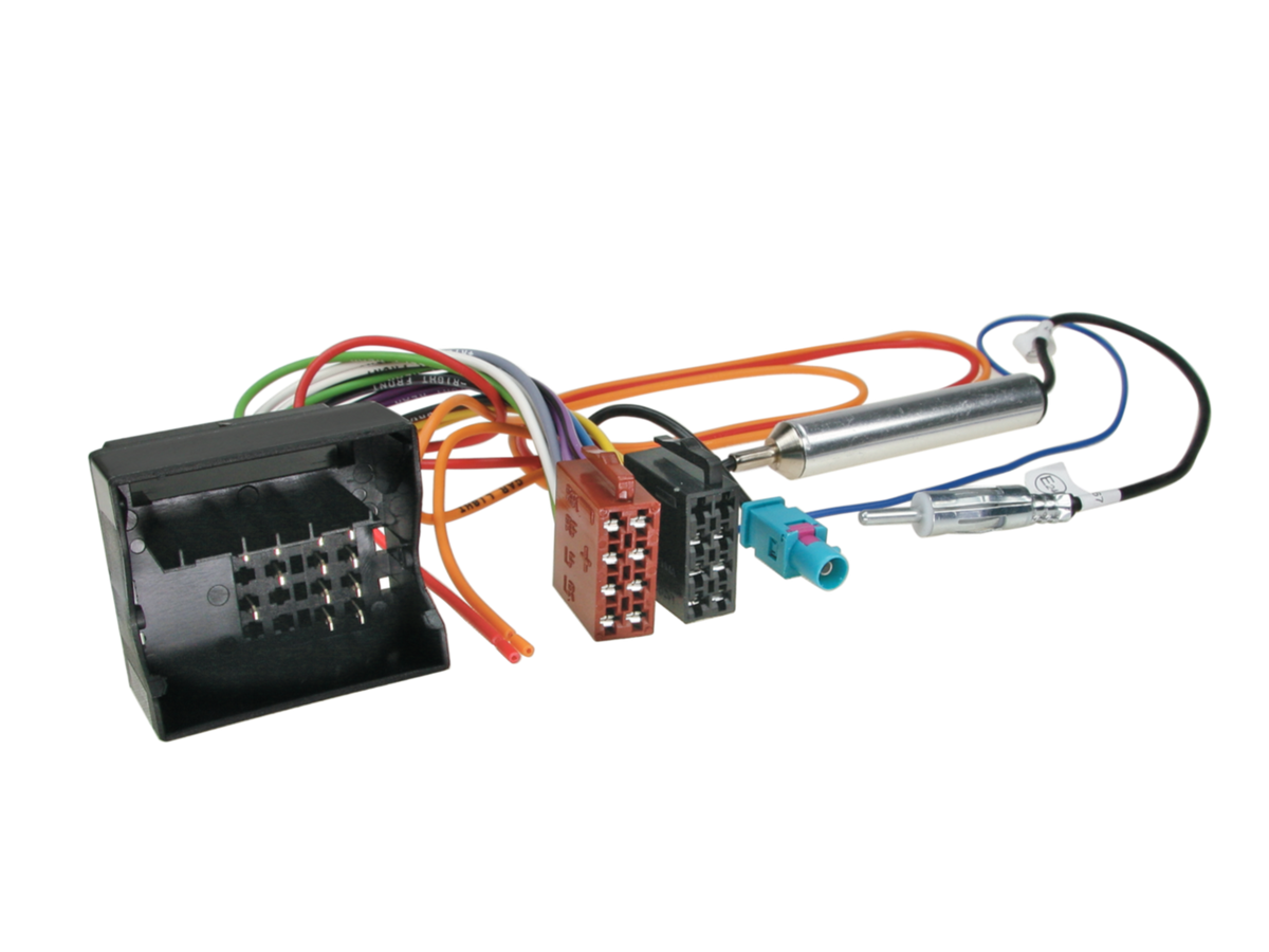 ACV 1041-46 ISO-kabeladapter för Citroën/Peugeot med antennadapter