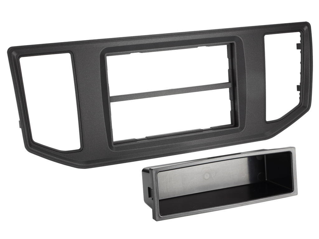 ACV 621320-26-1 1-DIN/2-DIN installationskit med förvaringsfack för MAN TGE, VW Crafter och Grand California