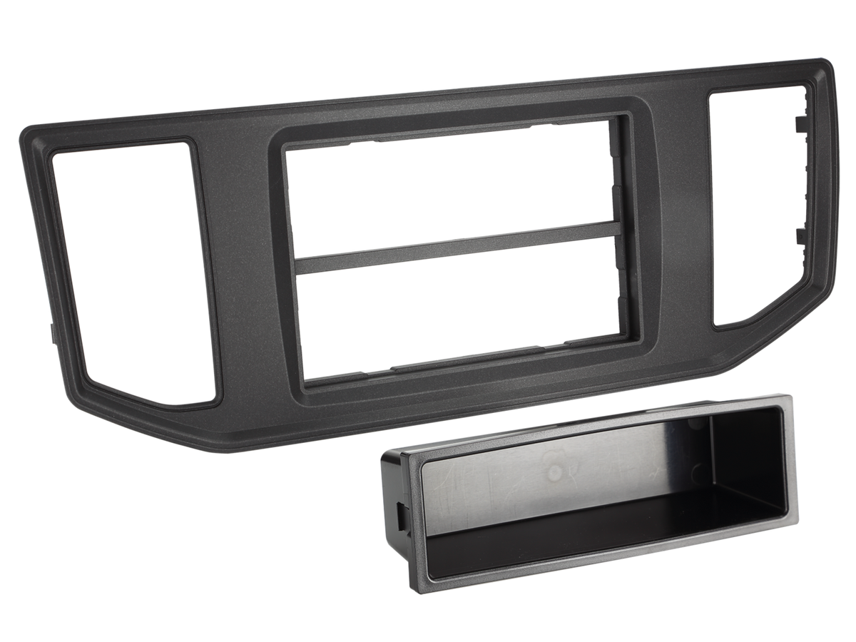 ACV 621320-26-1 1-DIN/2-DIN installationskit med förvaringsfack för MAN TGE, VW Crafter och Grand California