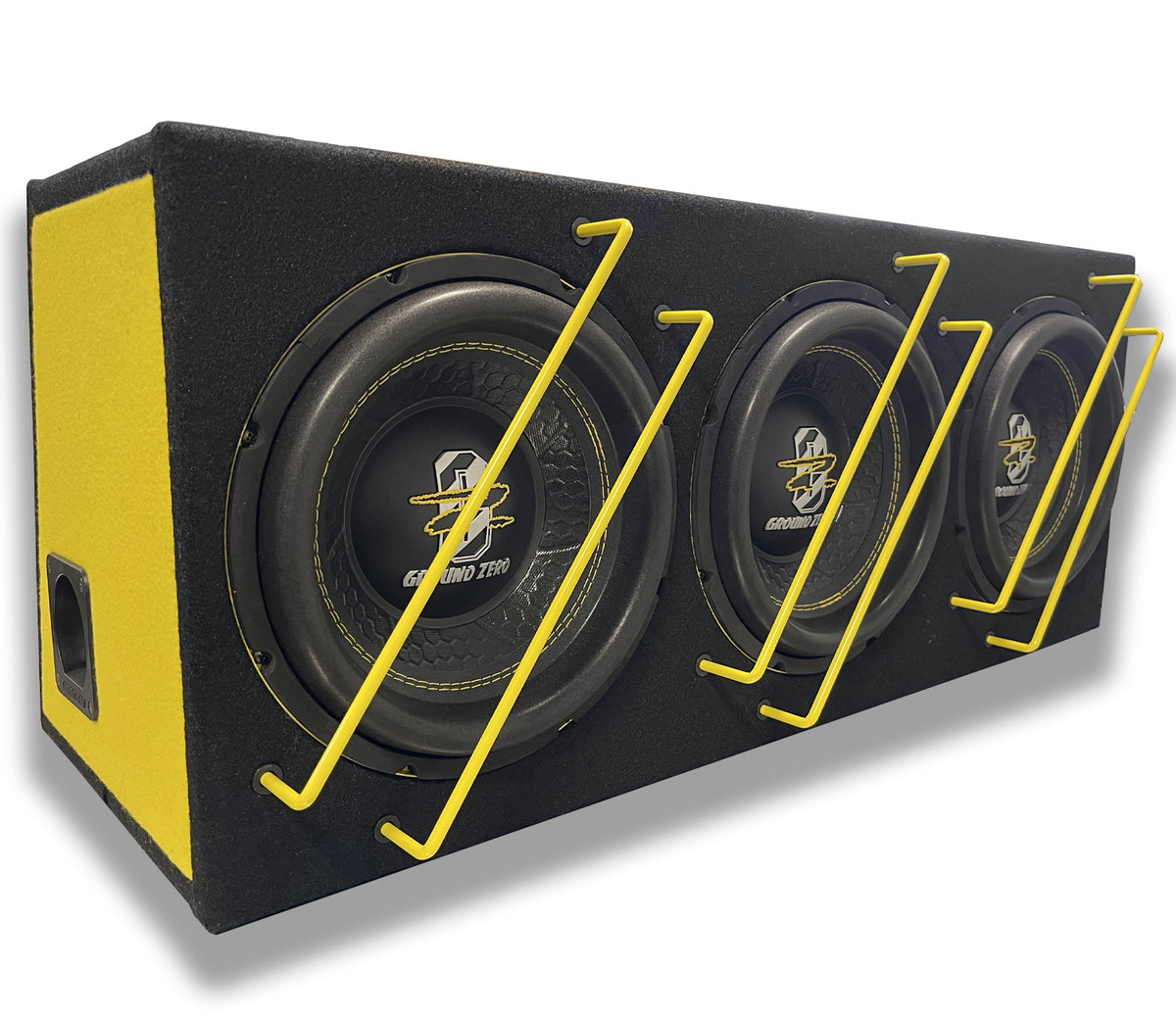 Ground Zero GZIB 3.250SPL – baslåda med 3 x 10 tum