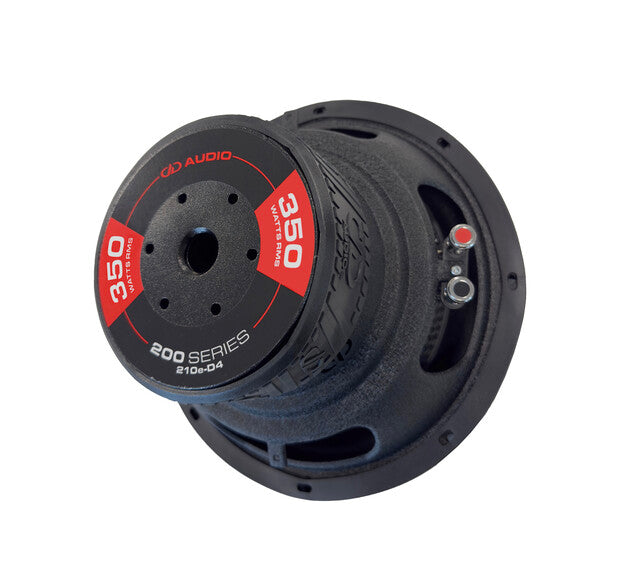 DD Audio 210e-D2 – 10-tums baselement, 2 x 2 ohm