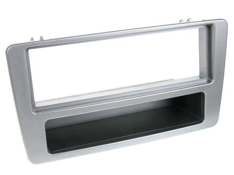 ACV 1-DIN monteringsram med förvaringsfack för Honda Civic 2001, silver 100616