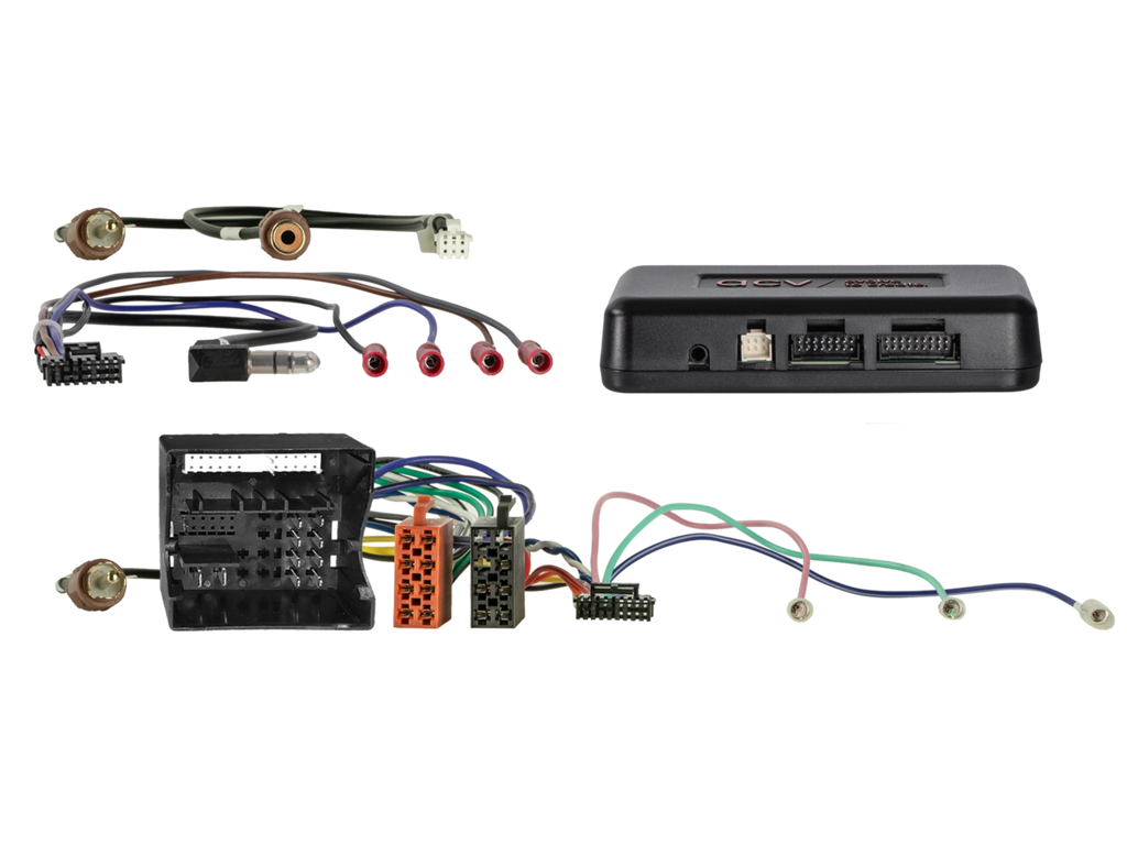 ACV 621320-26-1 1-DIN/2-DIN installationskit med förvaringsfack för MAN TGE, VW Crafter och Grand California