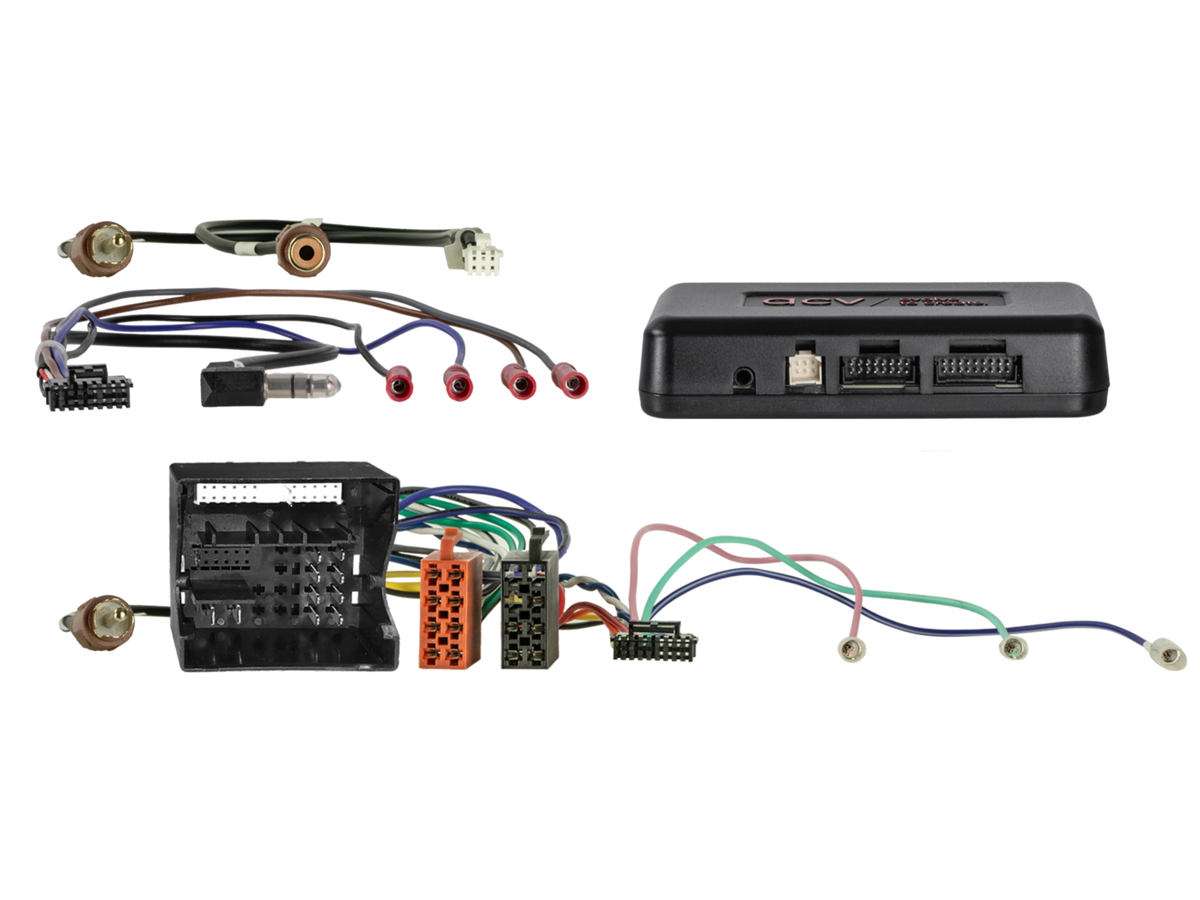 ACV 621320-26-1 1-DIN/2-DIN installationskit med förvaringsfack för MAN TGE, VW Crafter och Grand California