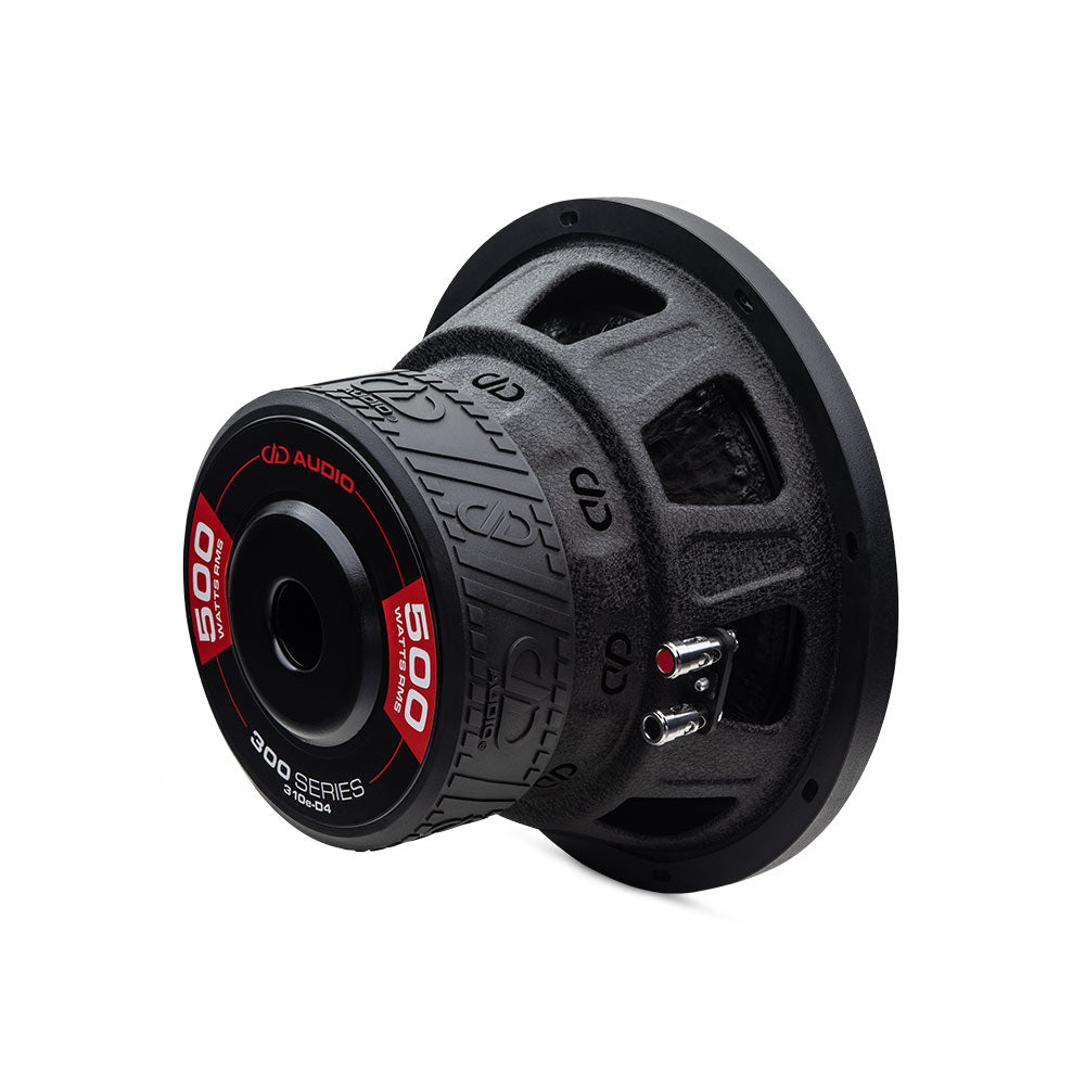 DD Audio 310e-D4 – 10-tums baselement, 2 x 4 ohm