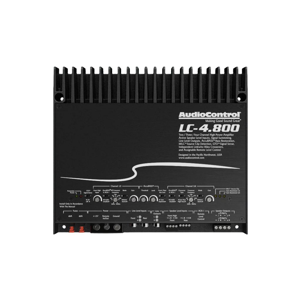 AudioControl LC-4.800, 4-kanals högeffektivt slutsteg