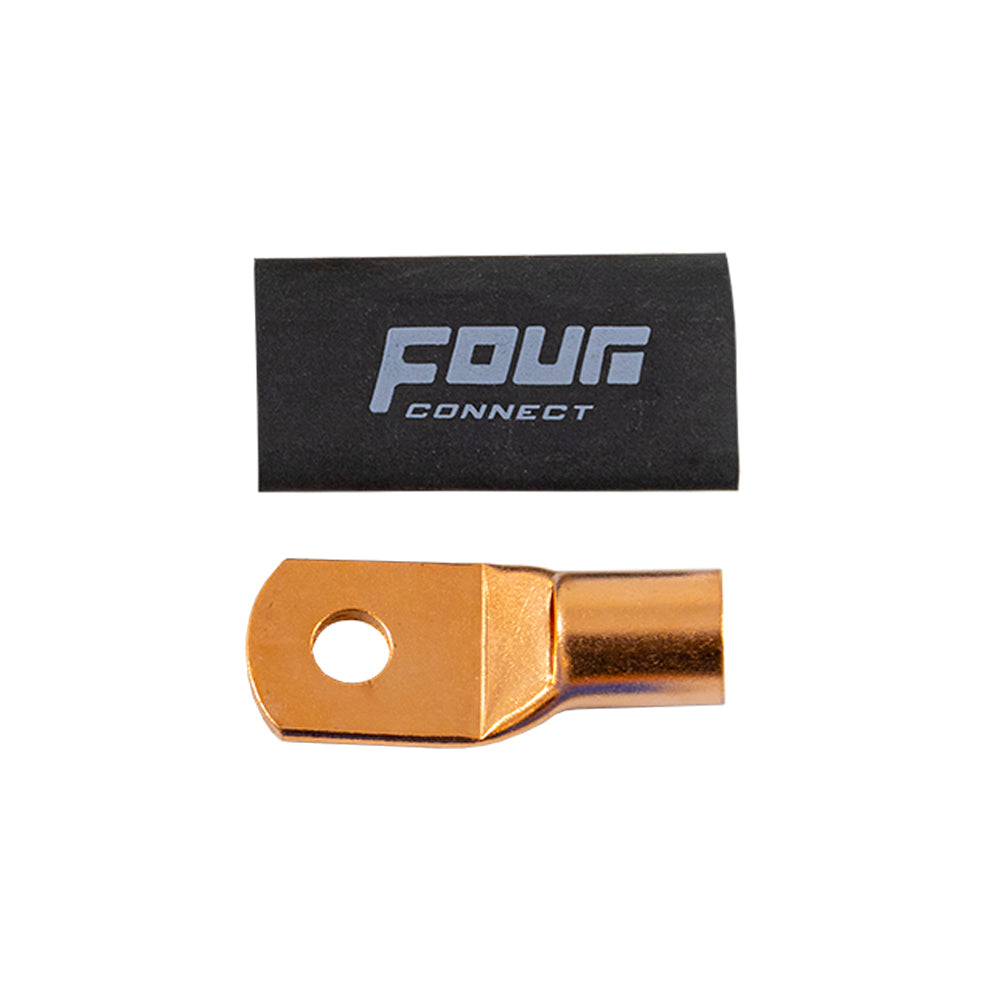 FOUR Connect 4-690389 STAGE3 OFC M8-ringkabelsko för 35 mm², 20 st svarta