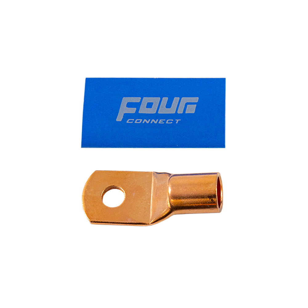 FOUR Connect 4-690386 STAGE3 OFC M8-ringkabelsko för 35 mm², 20 st blå