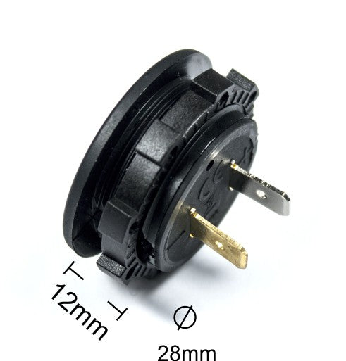 4Connect 4-600154 vattentät spänningsdisplay 9–24 V