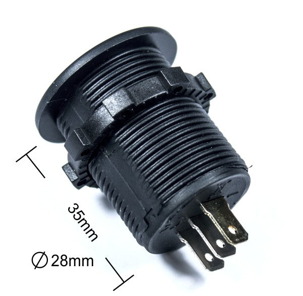 4Connect 4-600155 volt- och amperemätare 12/24 V