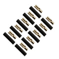 4Connect 4-690732 flatstiftshylsa för 2,5 mm² kabel, 2,8 mm bred, svart, 10 st