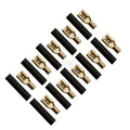 4Connect 4-690735 flatstiftshylsa för 2,5 mm² kabel, 4,8 mm bred, svart, 10 st