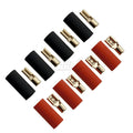 4Connect 4-690753 flatstiftskabelskor 6,0 mm² – 2 × 2,8 mm och 2 × 4,8 mm röda samt svarta