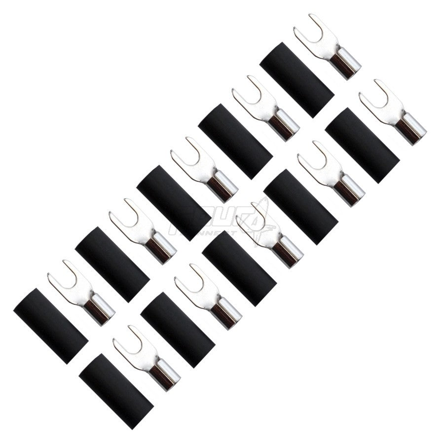 4Connect 4-690835 M4-gaffelkabelskor för 6 mm², 10 svarta