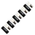 4Connect 4-690836 M4-gaffelkabelskor för 10 mm², 5 svarta