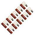 4Connect 4-690933 M6-ringkabelskor för 10 mm², 10 st röda