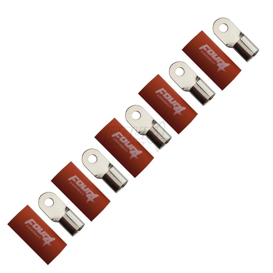 4Connect 4-690935 M6-ringkabelskor för 35 mm², 5 st röda