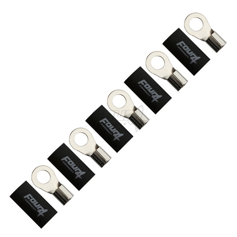 4Connect 4-690967 M12-ringkabelsko för 35 mm², 5 st svarta
