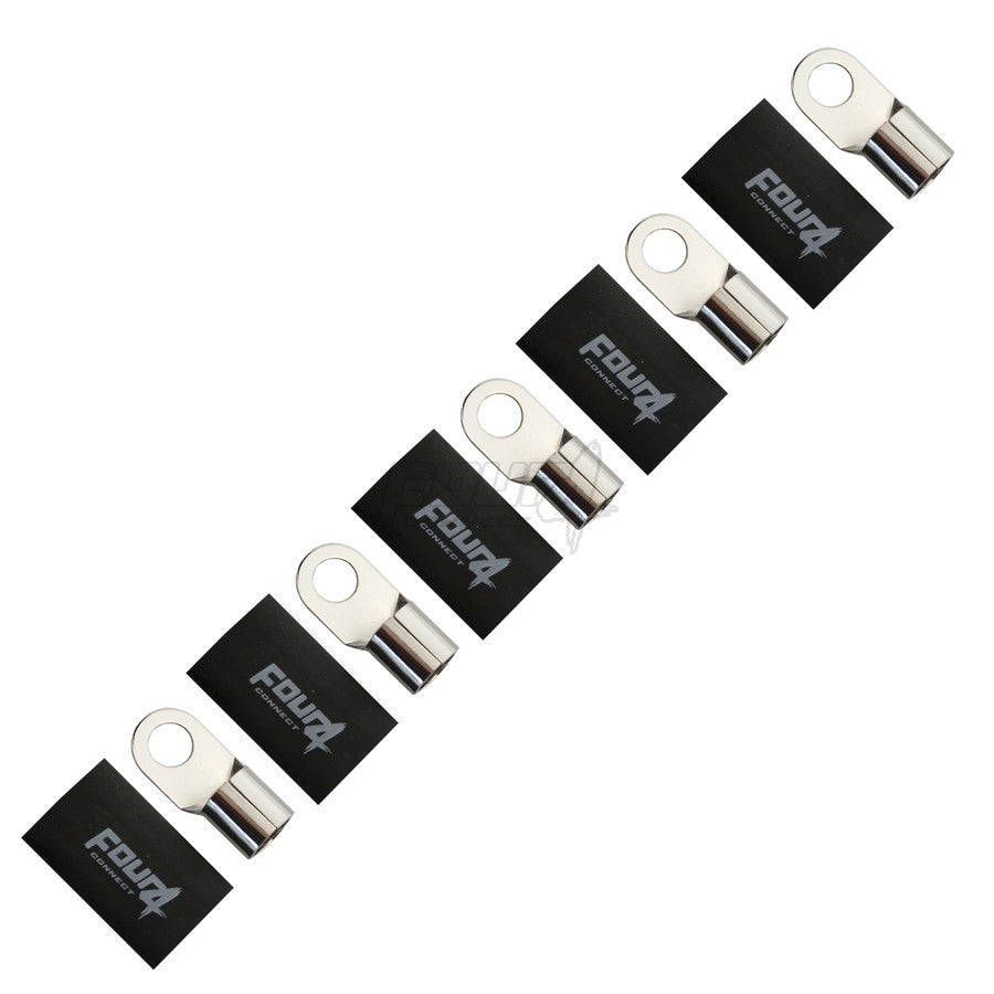 4Connect 4-690977 M12-ringkabelsko för 70–100 mm², 5 st svarta