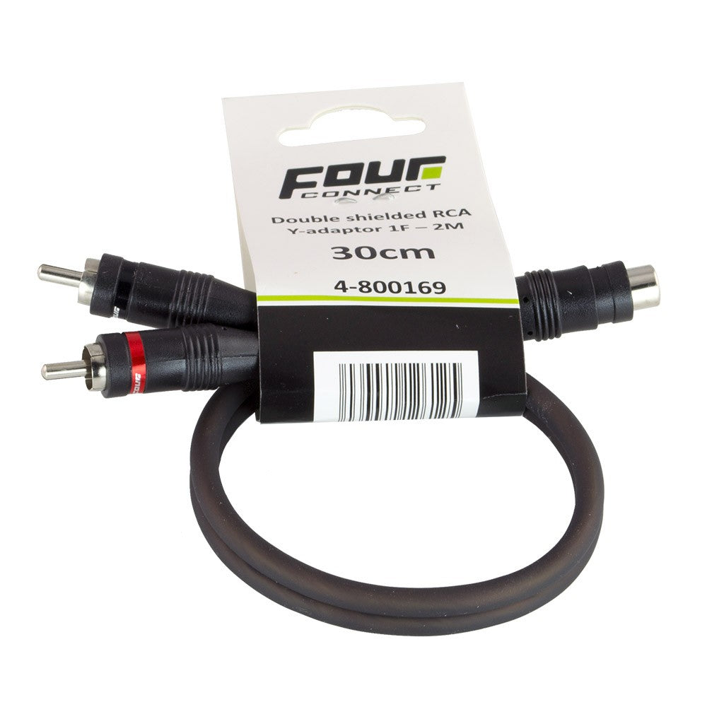 FOUR Connect 4-800169 Basic RCA-Y 1 hona till 2 hanar