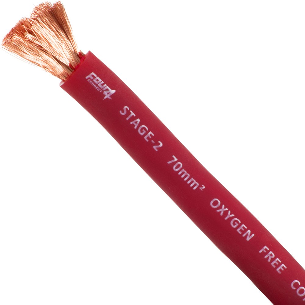 4CONNECT 4-800219 STAGE2 70 mm² röd OFC-strömkabel 18 m
